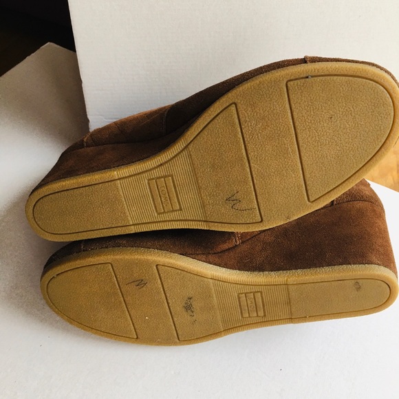 Toms Wedge boot Women’s Size 9 Brown Lined - Picture 9 of 12